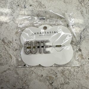 ABH Glam Hairpin - Silver Rhinestone -‎ Cute